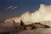 IR Tuschkrper ("Flares") werden dazu benutzt hitzesuchende Raketen vom Abgasstrahl des eigenen Flugzeugs abzulenken.