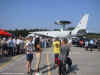 Die NATO AWACS Maschine war ein wahrer Publikumsmagnet - die Warteschlange schien kein Ende zu nehmen.