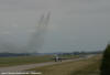 Take-Off for the first missions. Two MiGs go airborne while HORNETS taxi towards the runway.