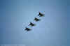Anflug der Formation zur Landung in Folge.